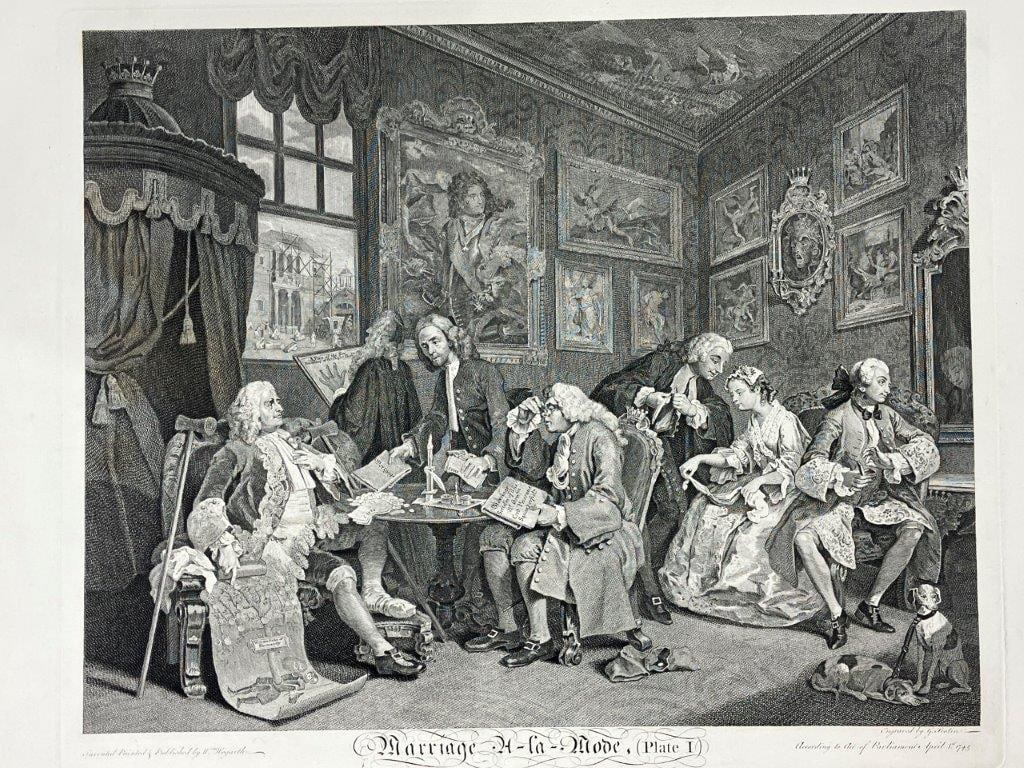 Eight Folio Including A Rake's Progress Engravings after William Hogarth - 2