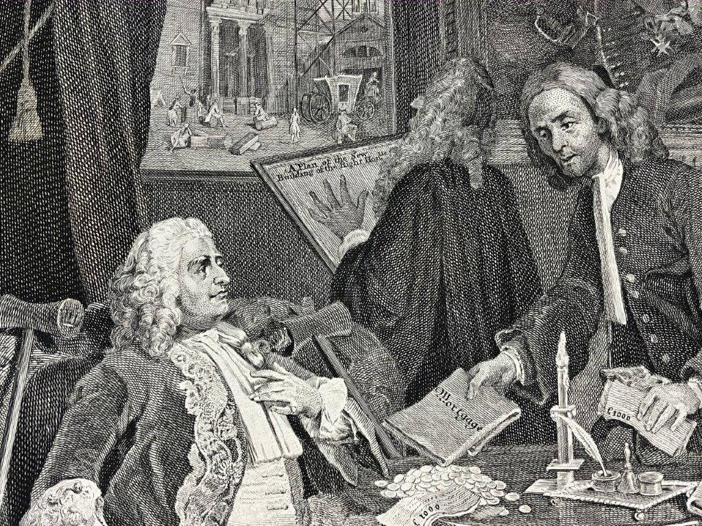 Eight Folio Including A Rake's Progress Engravings after William Hogarth - 4