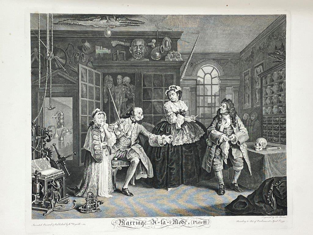 Eight Folio Including A Rake's Progress Engravings after William Hogarth - 8