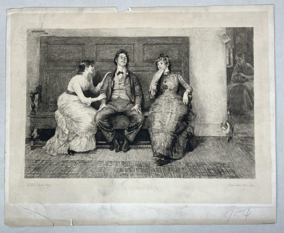 Eleven Signed 19th Century Art Engravings - 2