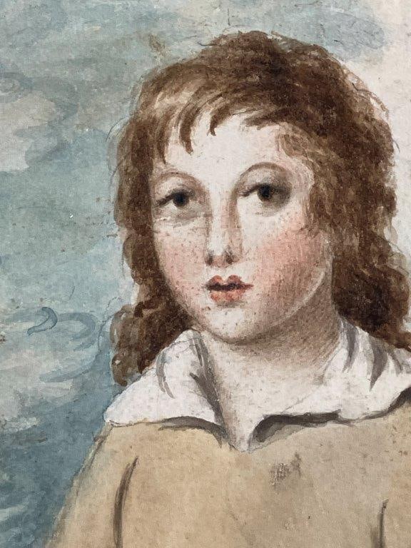 Seven 19th Century Signed Engravings with One Watercolor Painting - 7