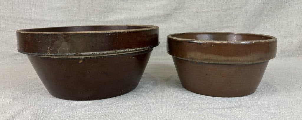 Three Glazed Stoneware Vessels - 11