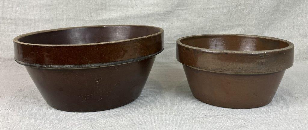 Three Glazed Stoneware Vessels - 8