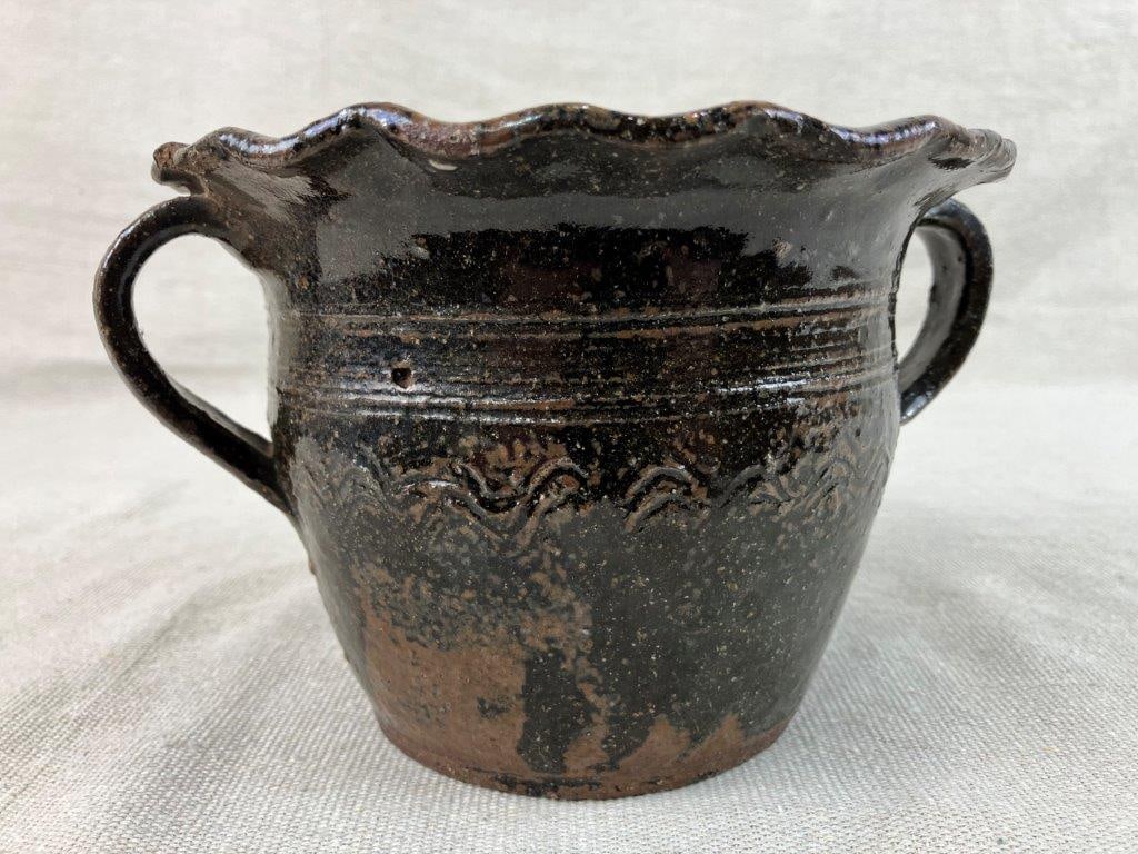 Southern Alkaline Glaze Flower Pot - 2