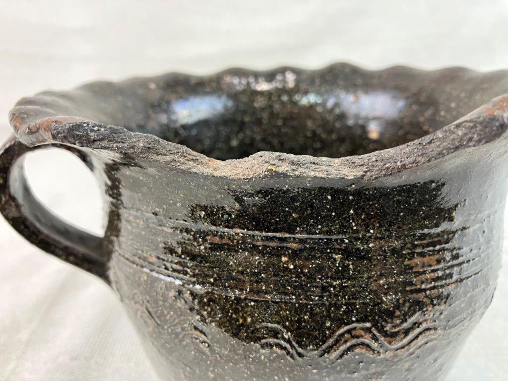 Southern Alkaline Glaze Flower Pot - 7