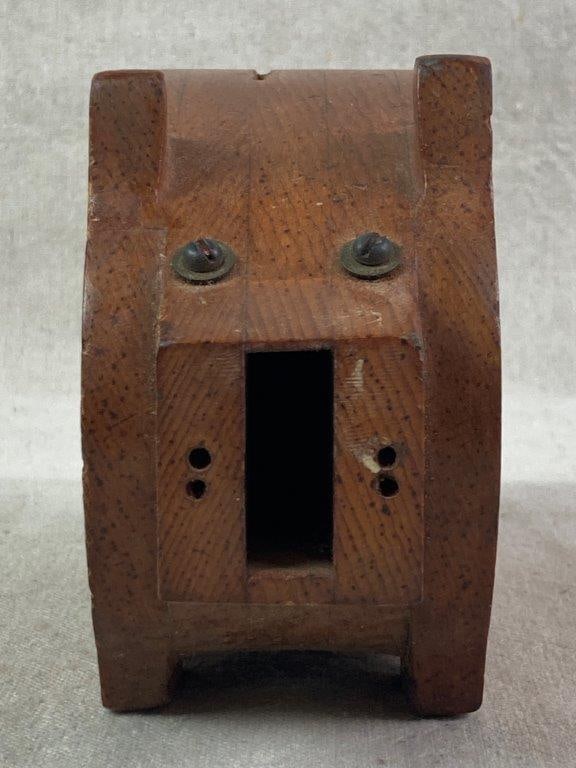 Wood Pig Board and Plaque with Still Bank - 10