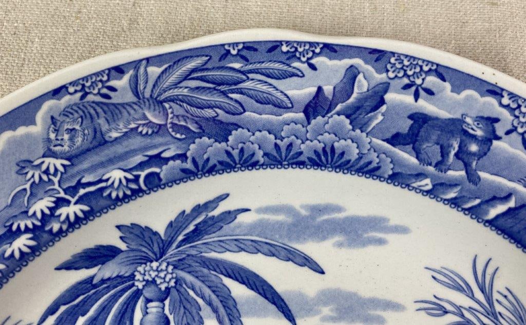 Spode Indian Sporting Transferware Plate - 5