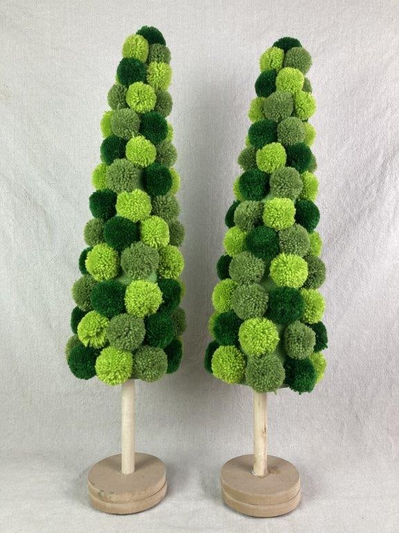 Four Pom Pom Trees - 2