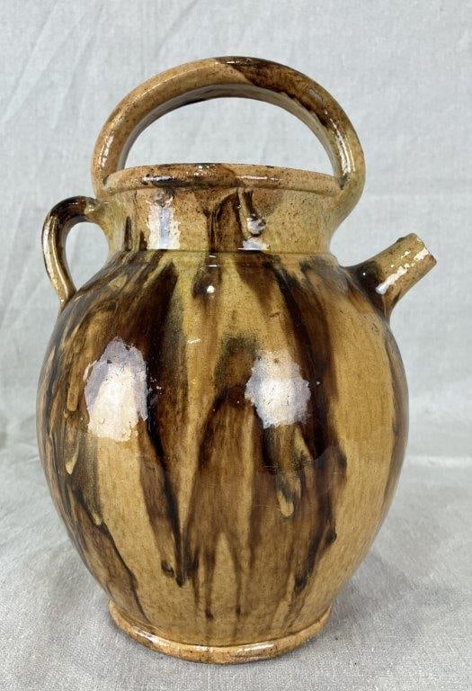 Slip Decorated Pitcher - 4