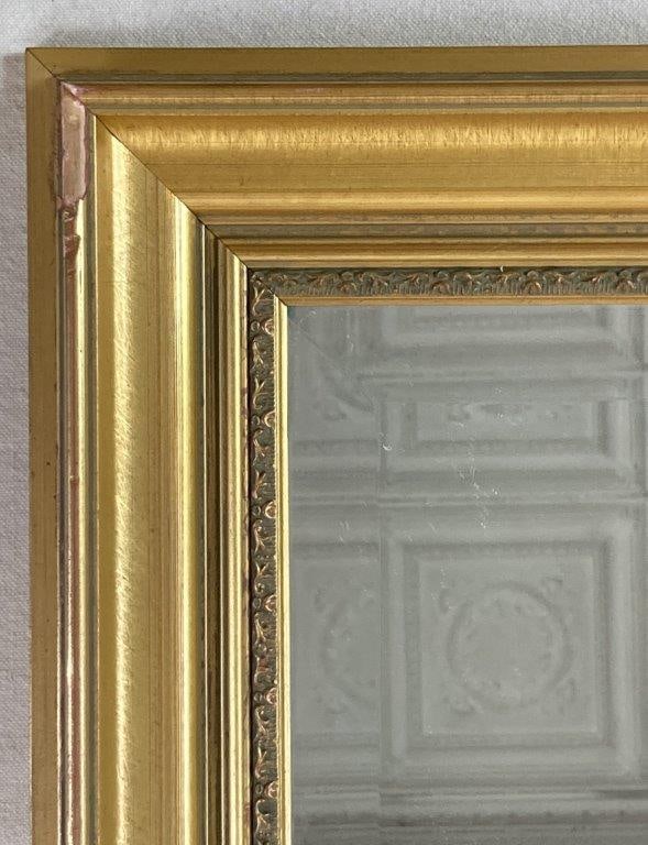 Gilt Frame Beveled Wall Mirror - 3