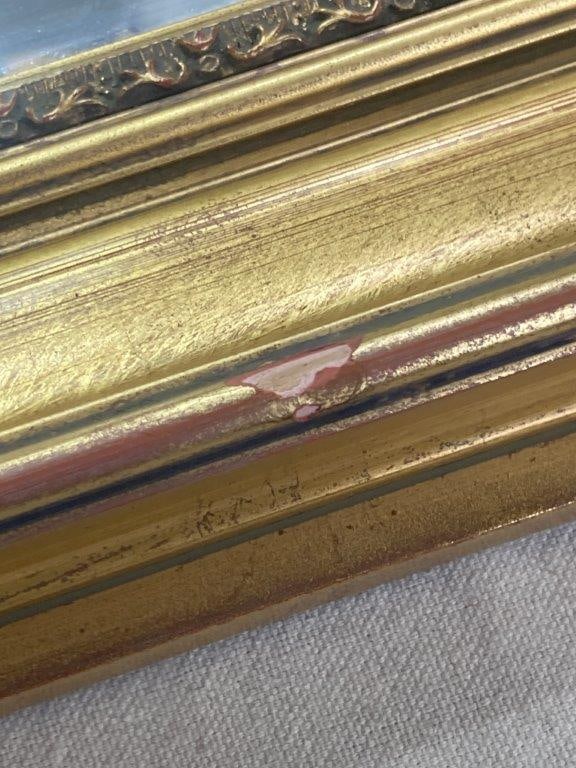 Gilt Frame Beveled Wall Mirror - 5