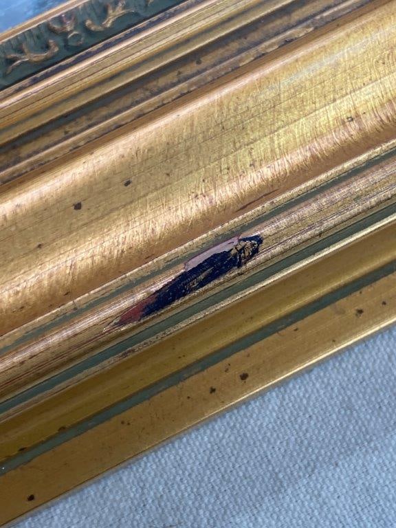 Gilt Frame Beveled Wall Mirror - 6