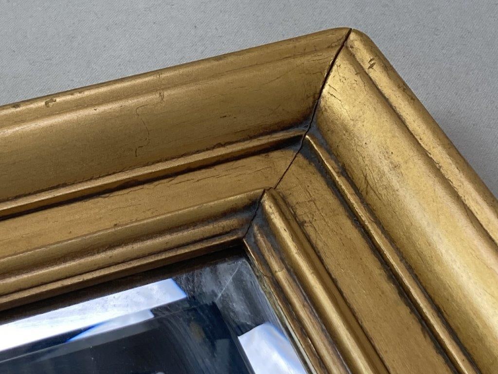 Gilt Frame Beveled Wall Mirror - 2