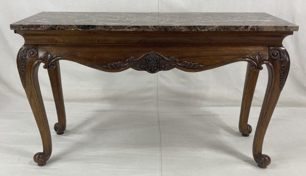 Marble Top Console Table (1 of 8)