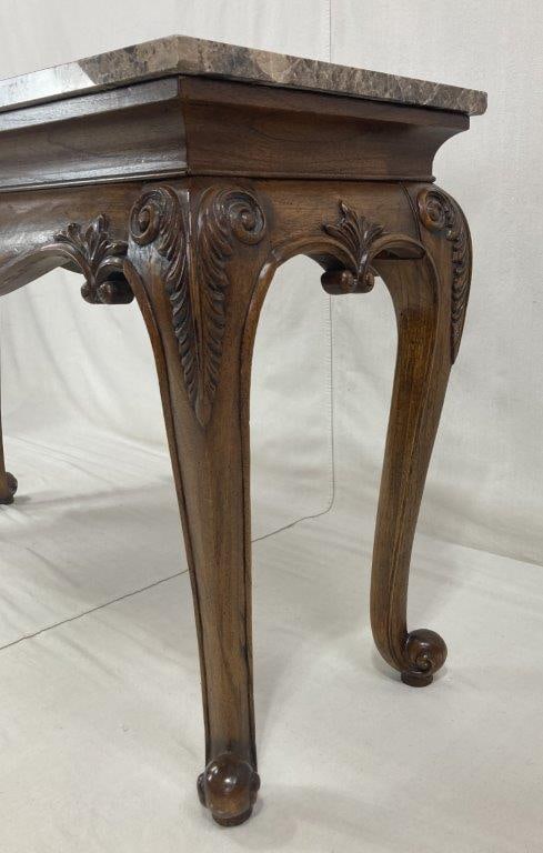 Marble Top Console Table - 8