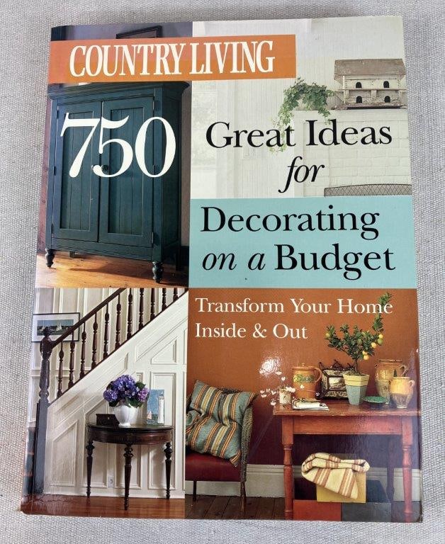 Two Country Living Decorating and Interior Design Aesthetics Books - 2
