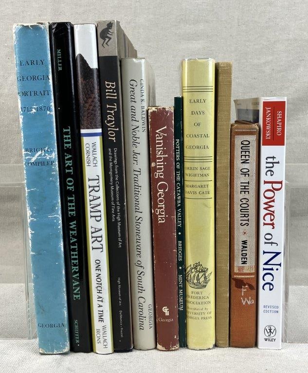 Eleven Books Including Southern Antiques and Folk Art Volumes (1 of 10)