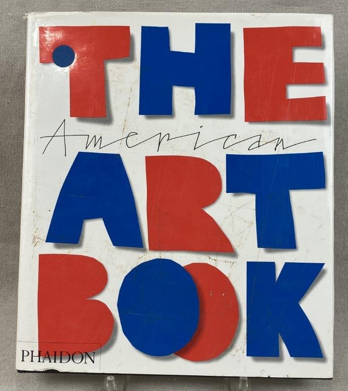 The American Art Book: Phaidon Press, late 20th/early 21st Century, a substantial hardback volume providing an encyclopedic survey of American creativity. This comprehensive reference explores the works of a multitude of