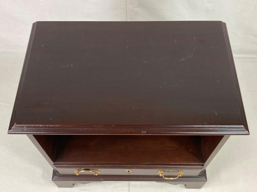 Harden One-Drawer Cherry Georgian Style Nightstand - 2