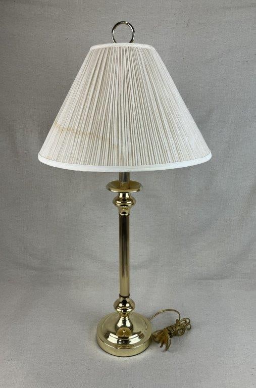 Brass Table Lamp - 7