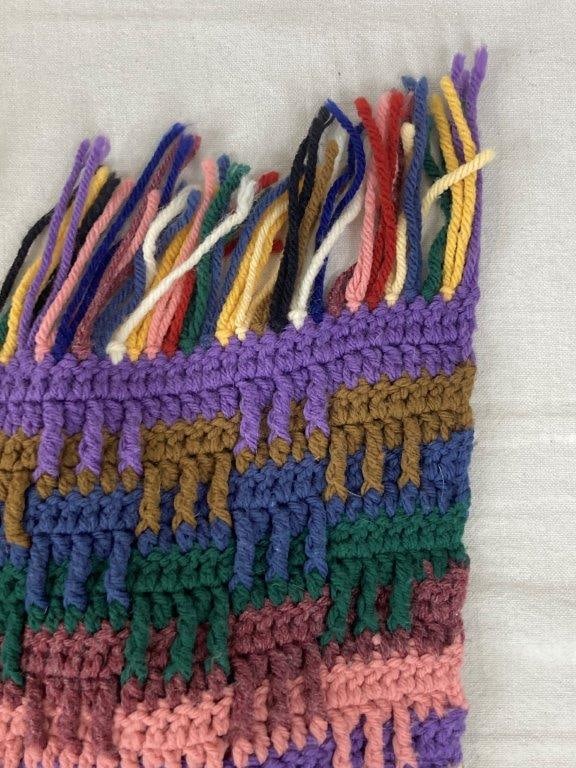 Three Crocheted Afghans - 9