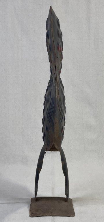 Iron Rooster Sculpture - 7