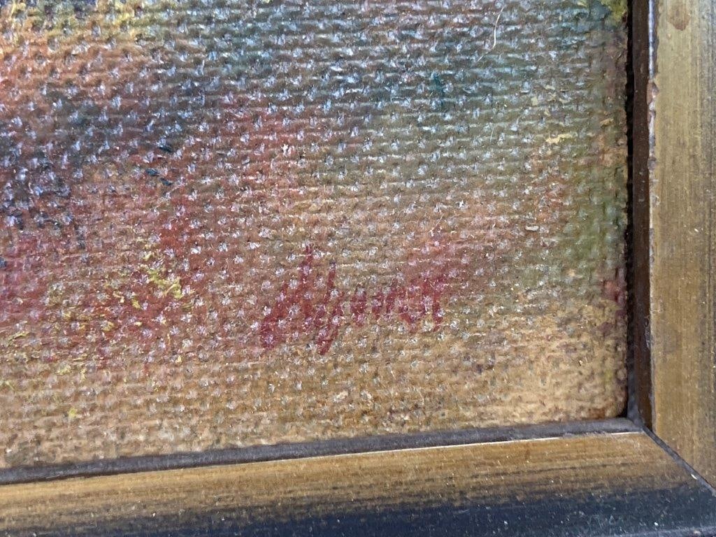 Signed Country Landscape Painting - 4