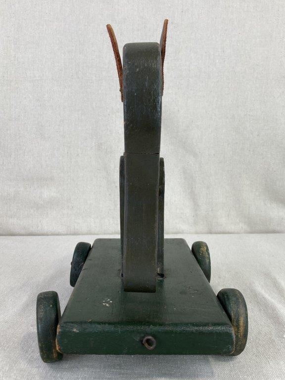 20th Century Wood Elephant Pull Toy - 7