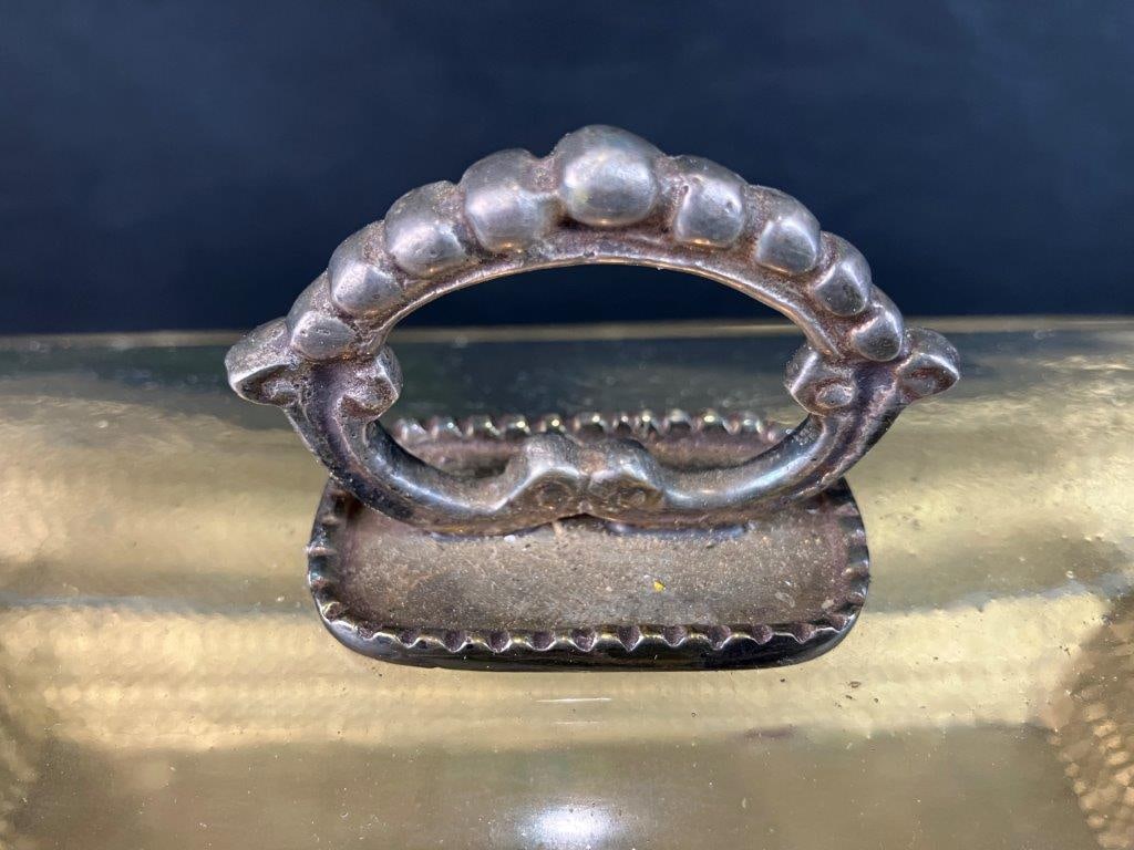 Brass Domed Serving Tray - 6