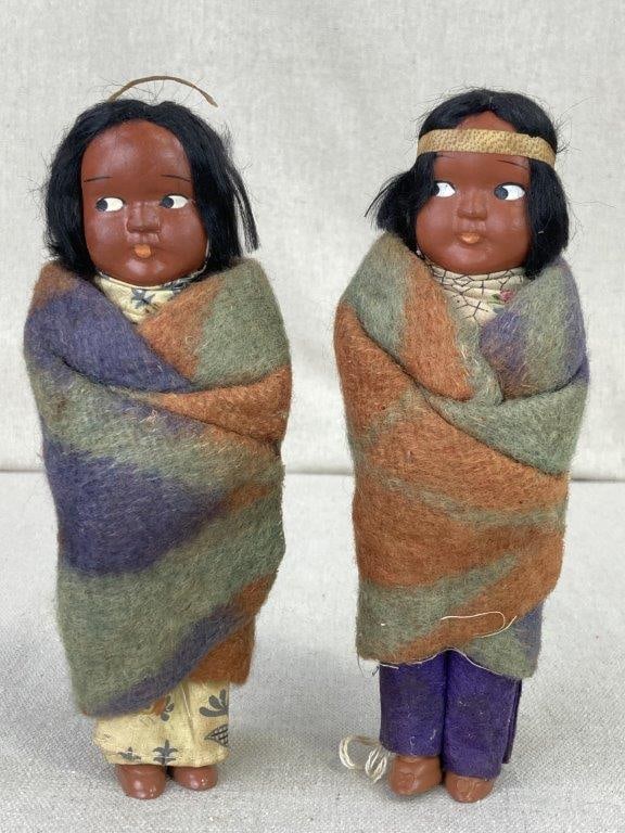 Native American Skookum Dolls - 2