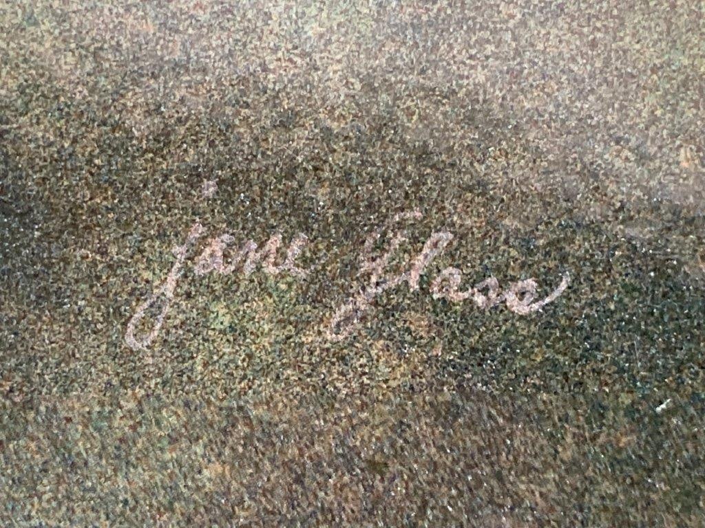 Mid-Century Modern Enamel Plates by Jane Glass - 4