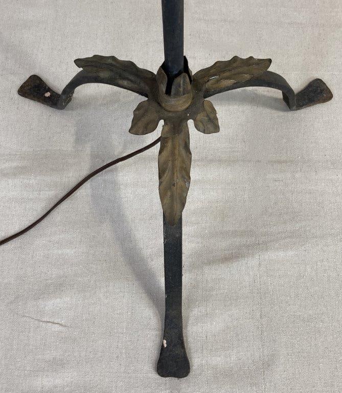 Early 20th Century Wrought Iron Floor Lamp - 5