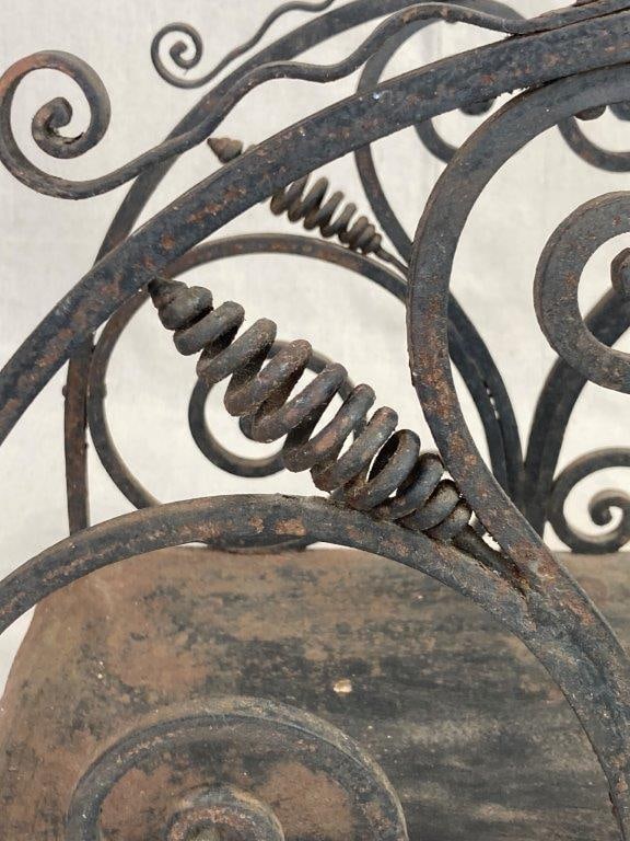 Wrought Iron Log Holder - 3