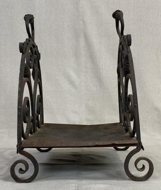Wrought Iron Log Holder - 6