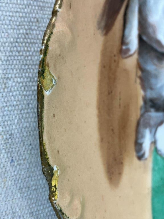 L. Coudert Signed Limoges Cat Plate - 4