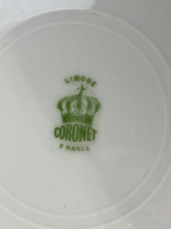 L. Coudert Signed Limoges Cat Plate - 6