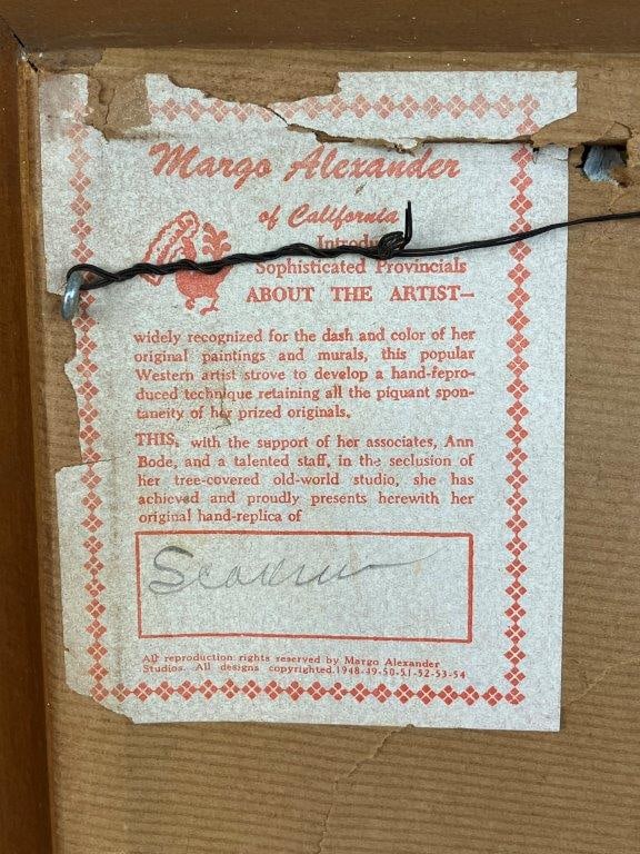 Pair of Margo Alexander Signed Country Farm Serigraphs - 10