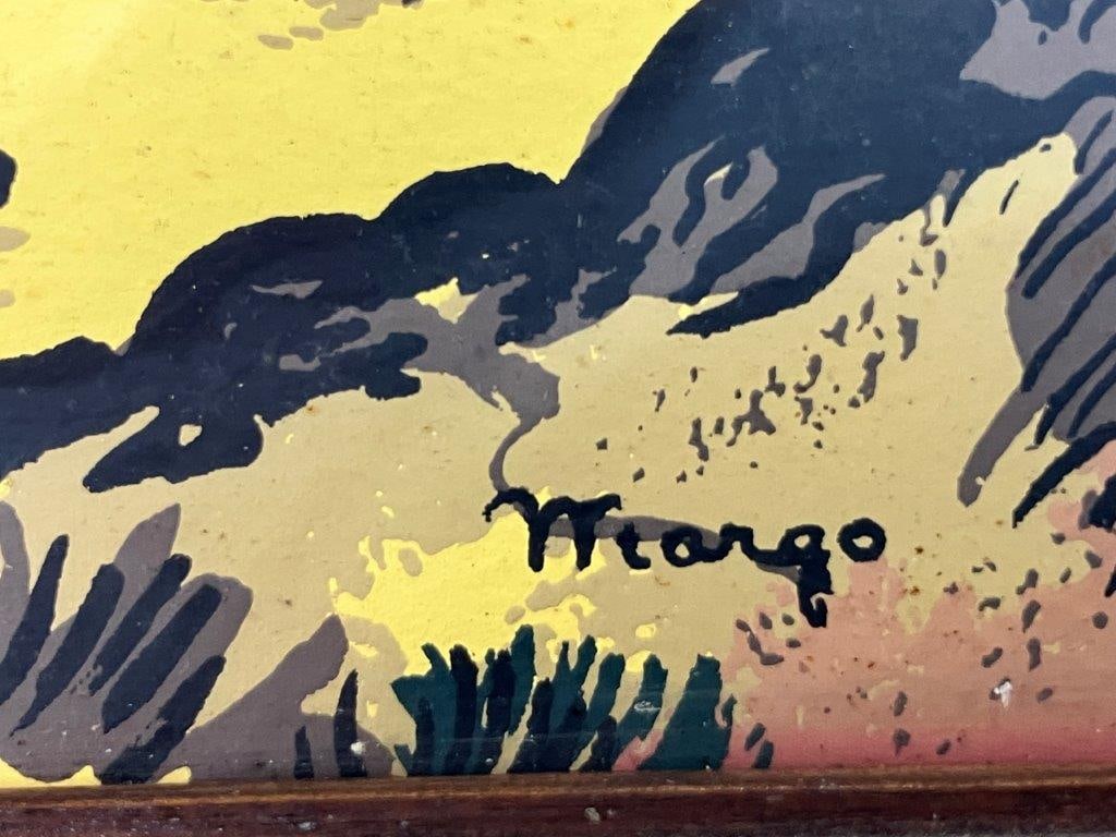 Pair of Margo Alexander Signed Country Farm Serigraphs - 4