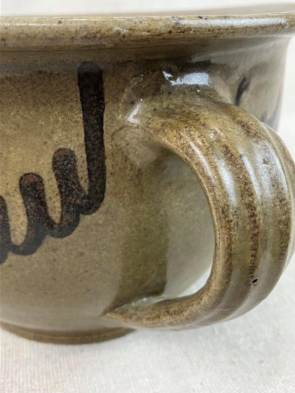 Edgefield Thomas Chandler Decorated Chamber Pot - 7