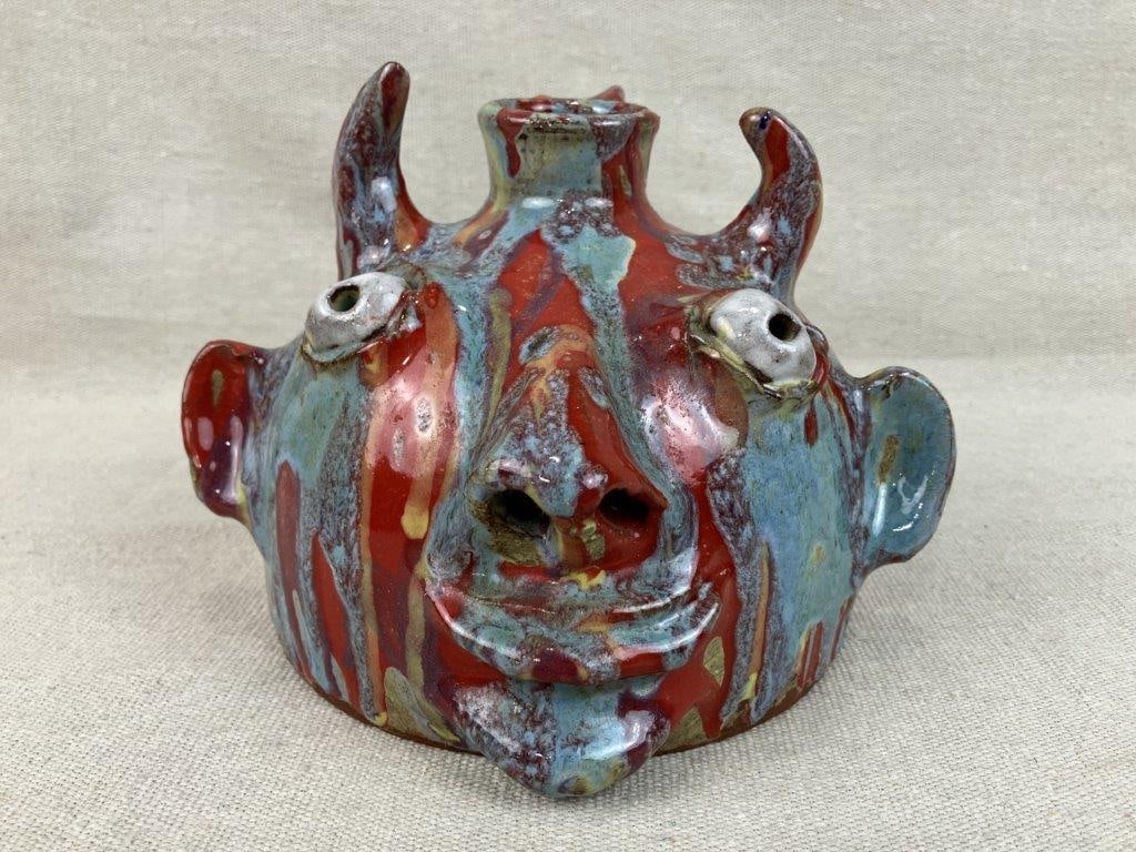 Marvin Bailey Devil Face Jug - 2