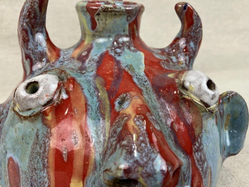 Marvin Bailey Devil Face Jug - 3