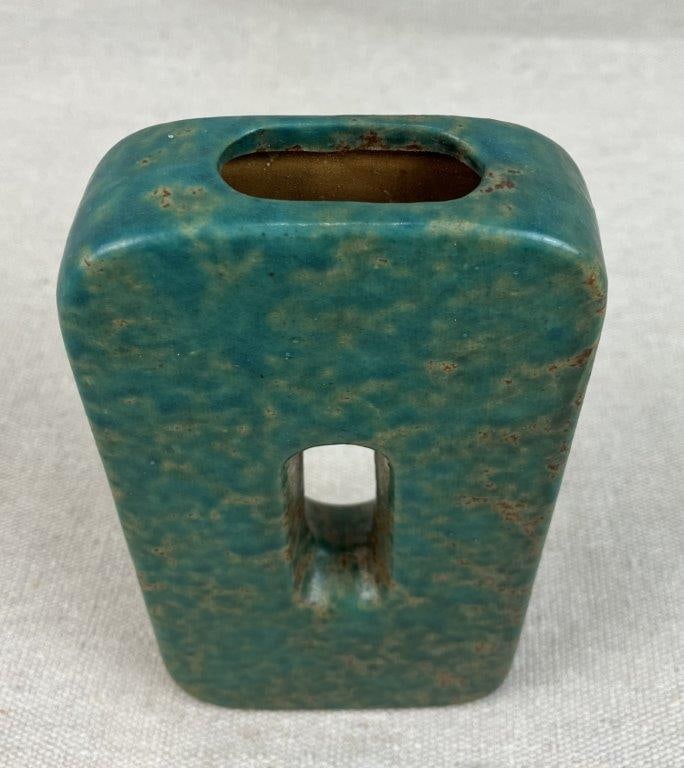 Studio Pottery Ring Form Vase - 4