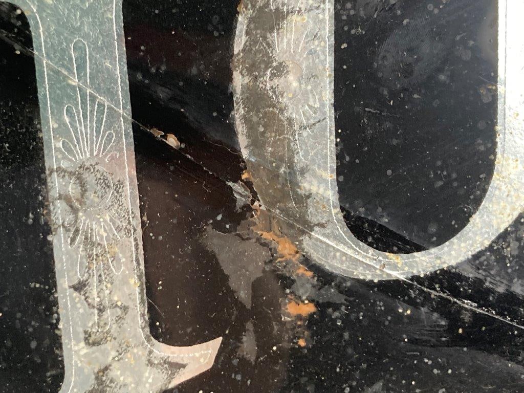 National Fire Insurance Co. Eglomise Glass Trade Sign - 6