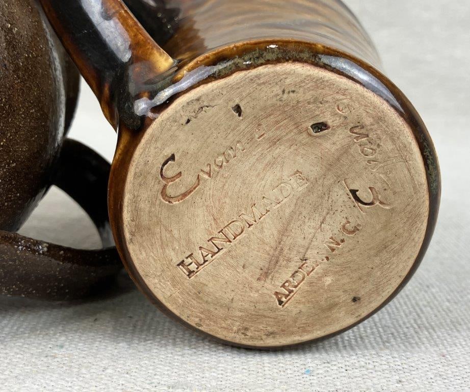 Three Studio Pottery Mugs - 11