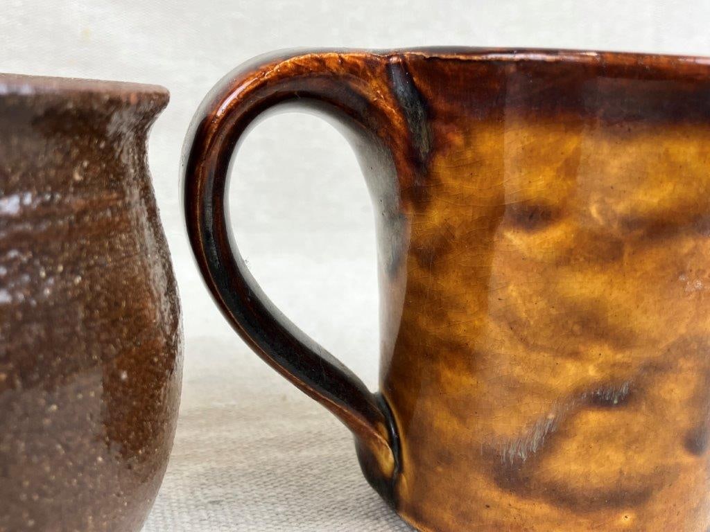 Three Studio Pottery Mugs - 5