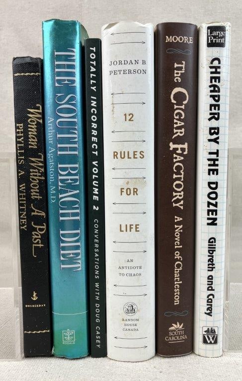 Six Book Assortment Including Self-Help and History (1 of 6)
