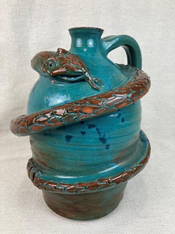 Kim T. Black Georgia Snake Jug (1 of 15)