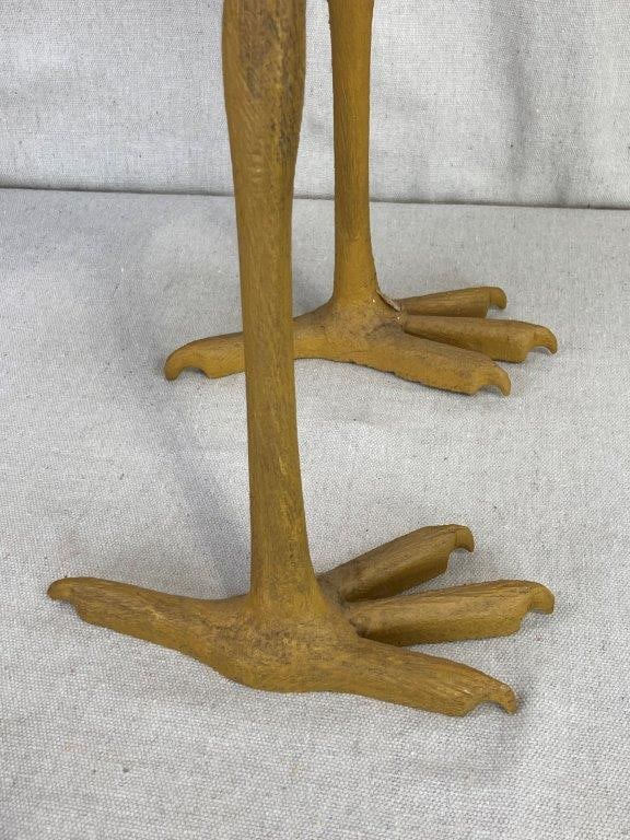 Polychromed Folk Art Shorebird - 3