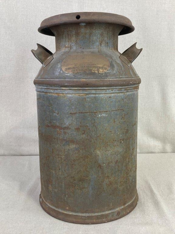 Valley Creamery Company Steel Milk Can - 3