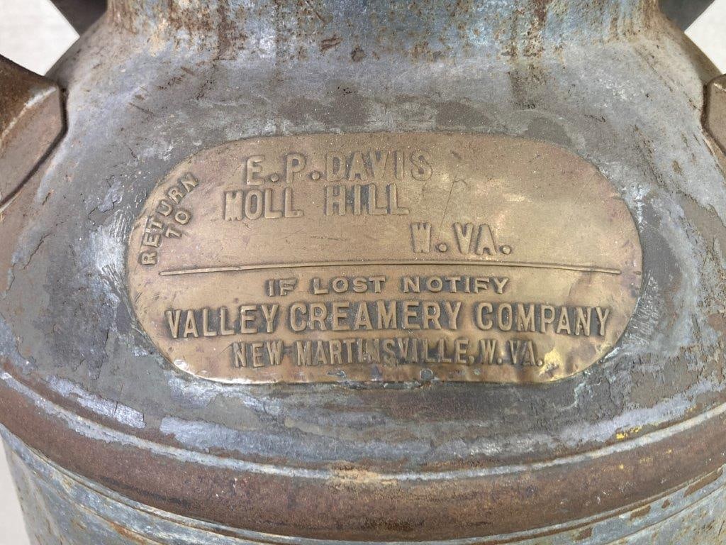 Valley Creamery Company Steel Milk Can - 4